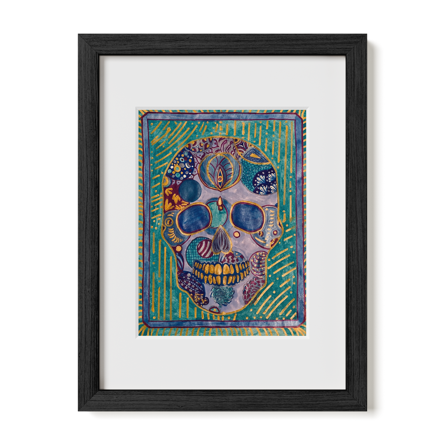 Sugar Skull Fine Art Print Trio- Buy One- Get Two Free!