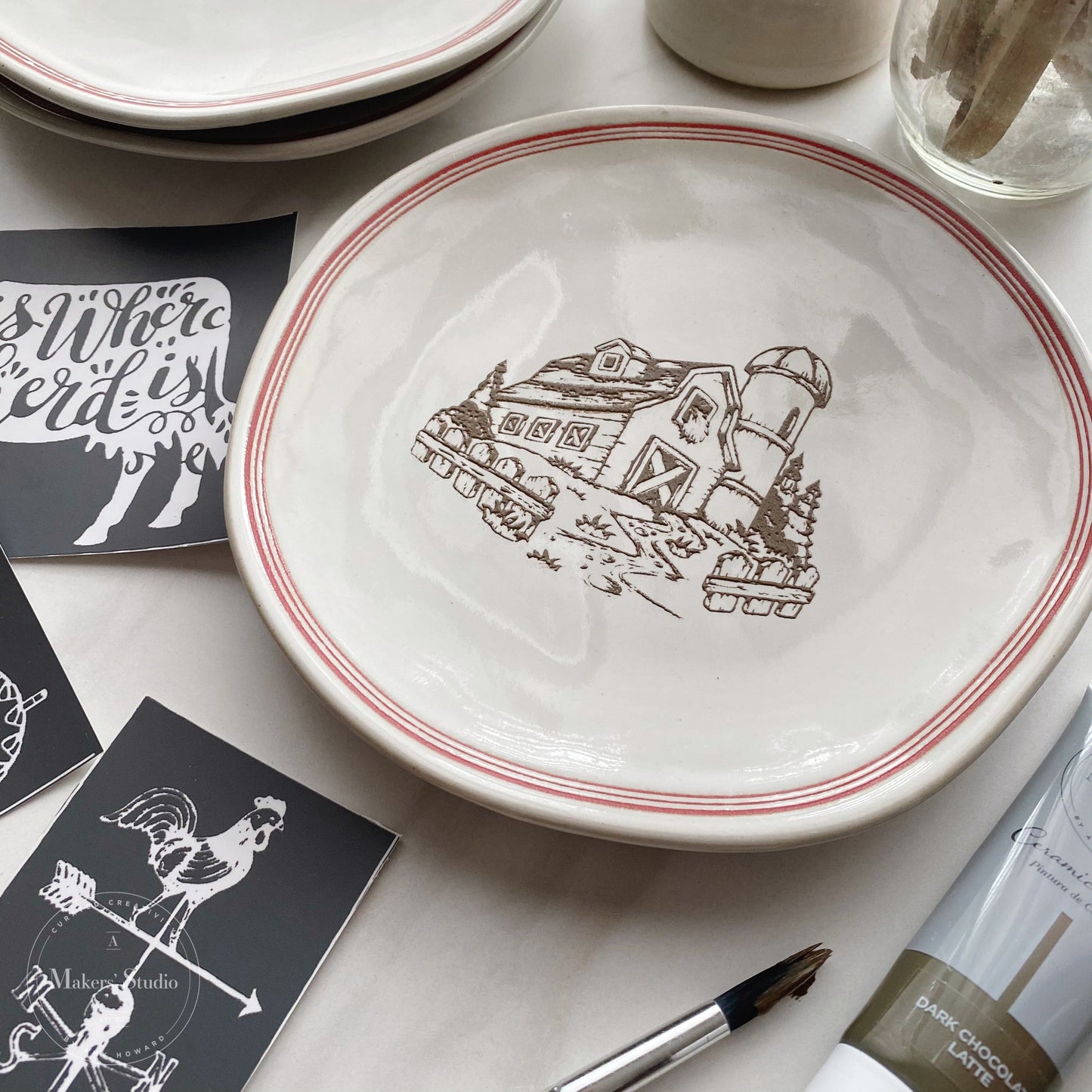 Farm to Table - Mesh Stencil 12x18