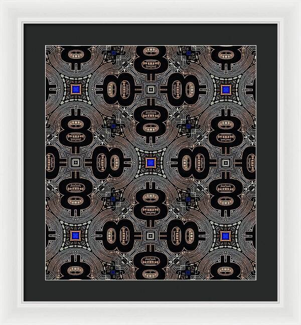 All 8s - Framed Print