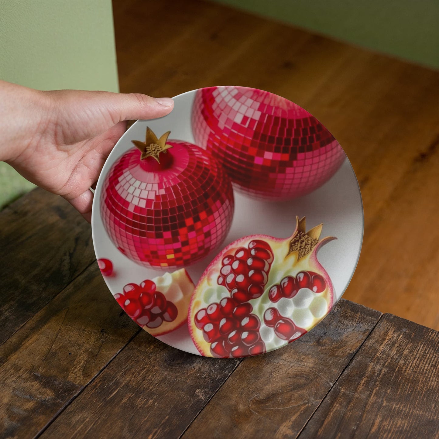 Disco Pomegranate 10" Plate