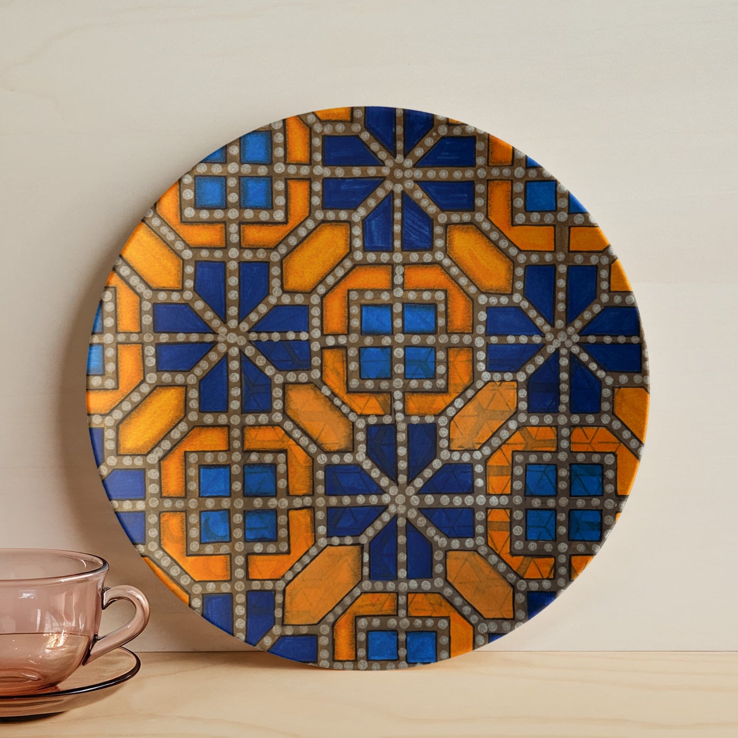 Mosaic Doodle 10" Plate