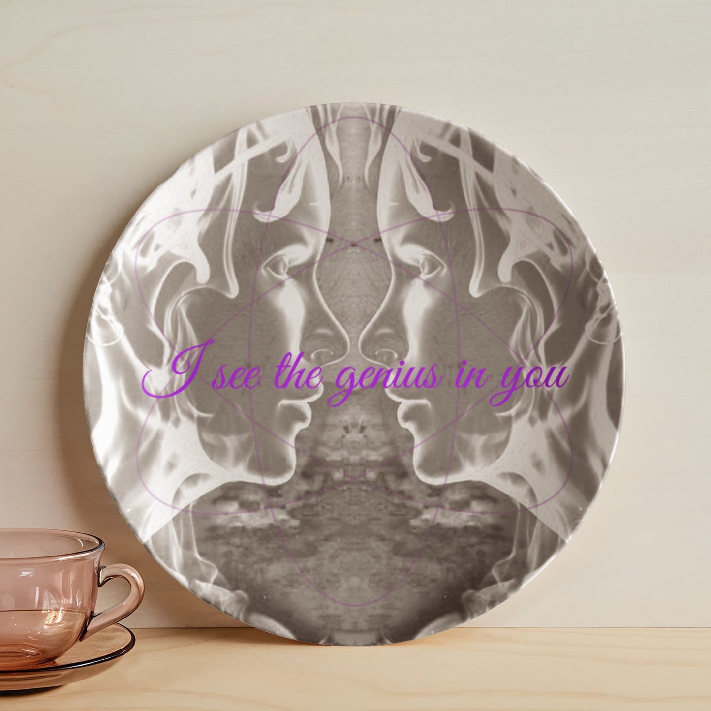 I See The Genius In You 10" Plate