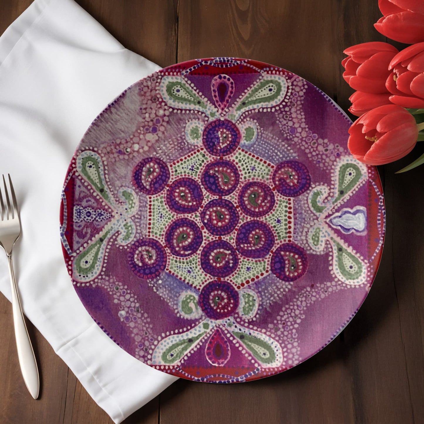 Fruit Of Life 10"Plate