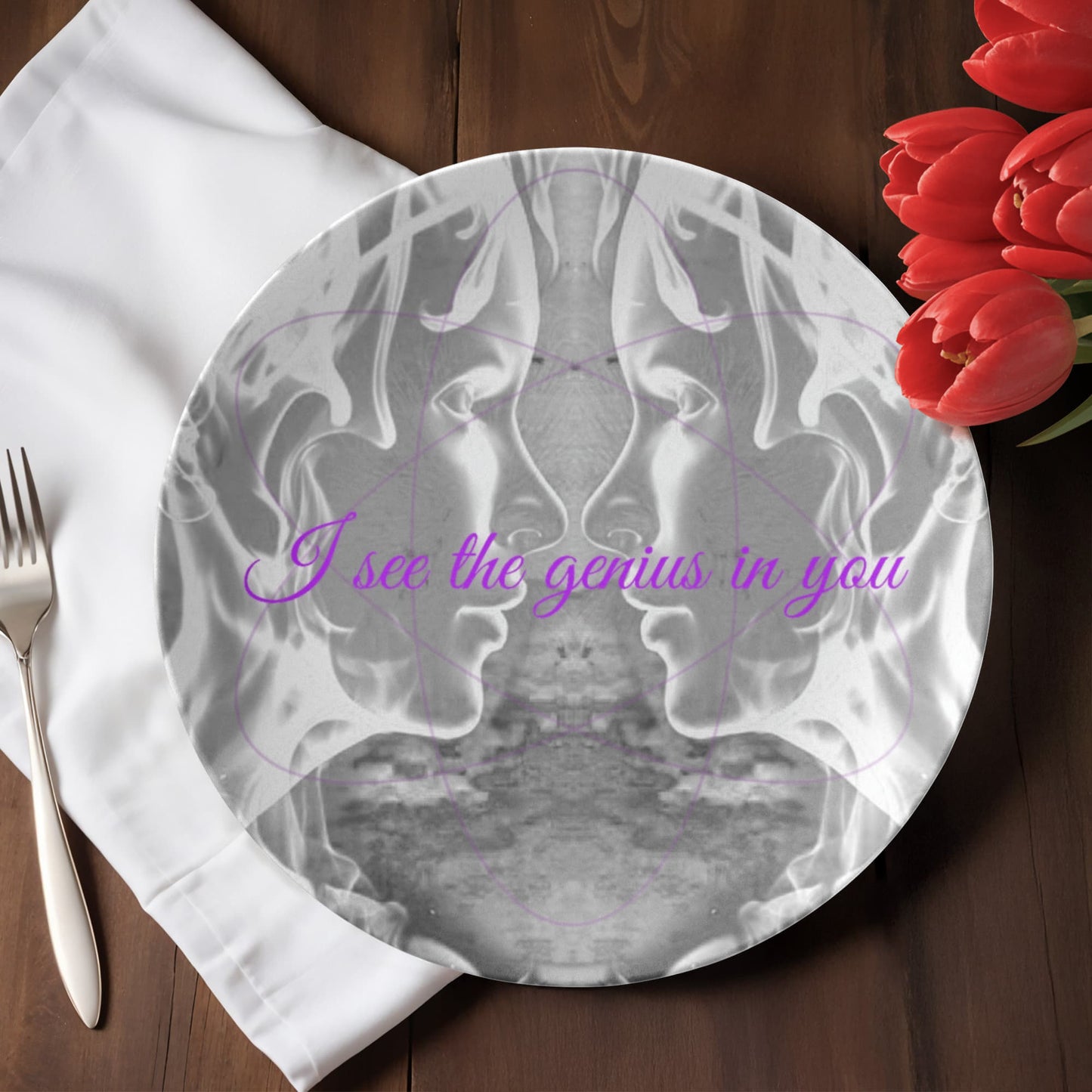 I See The Genius In You 10" Plate