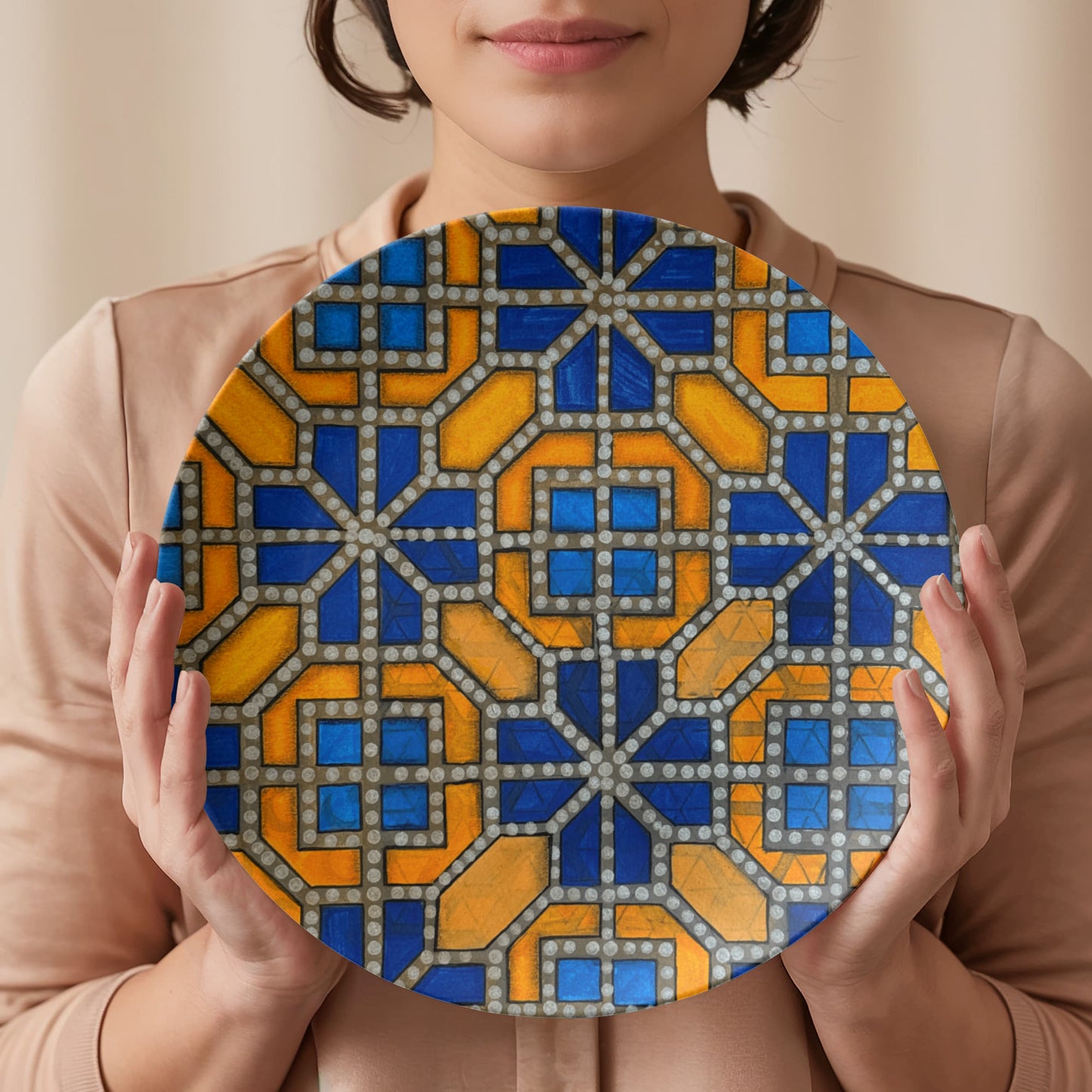 Mosaic Doodle 10" Plate
