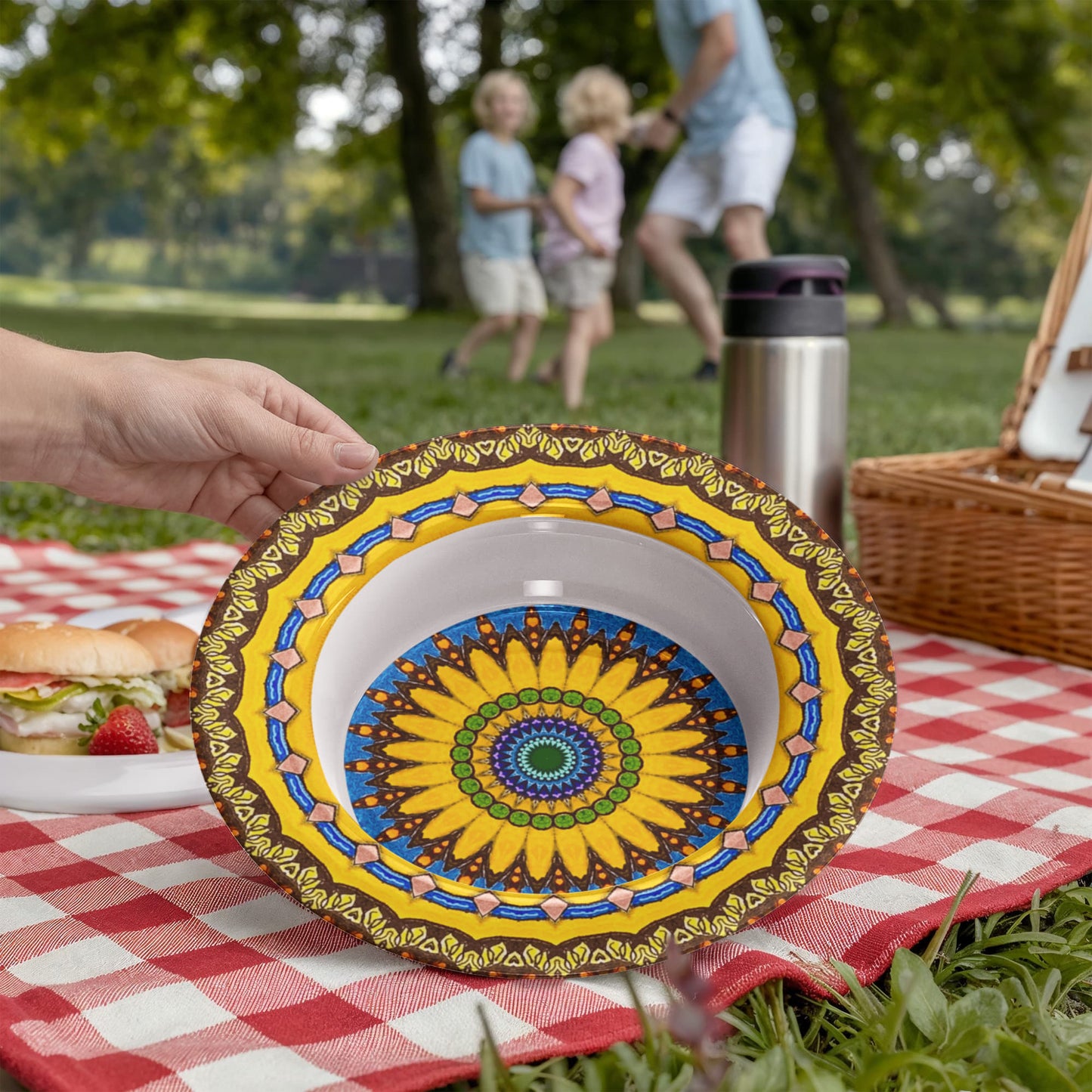 Joyful Mandala 8.5" Bowl