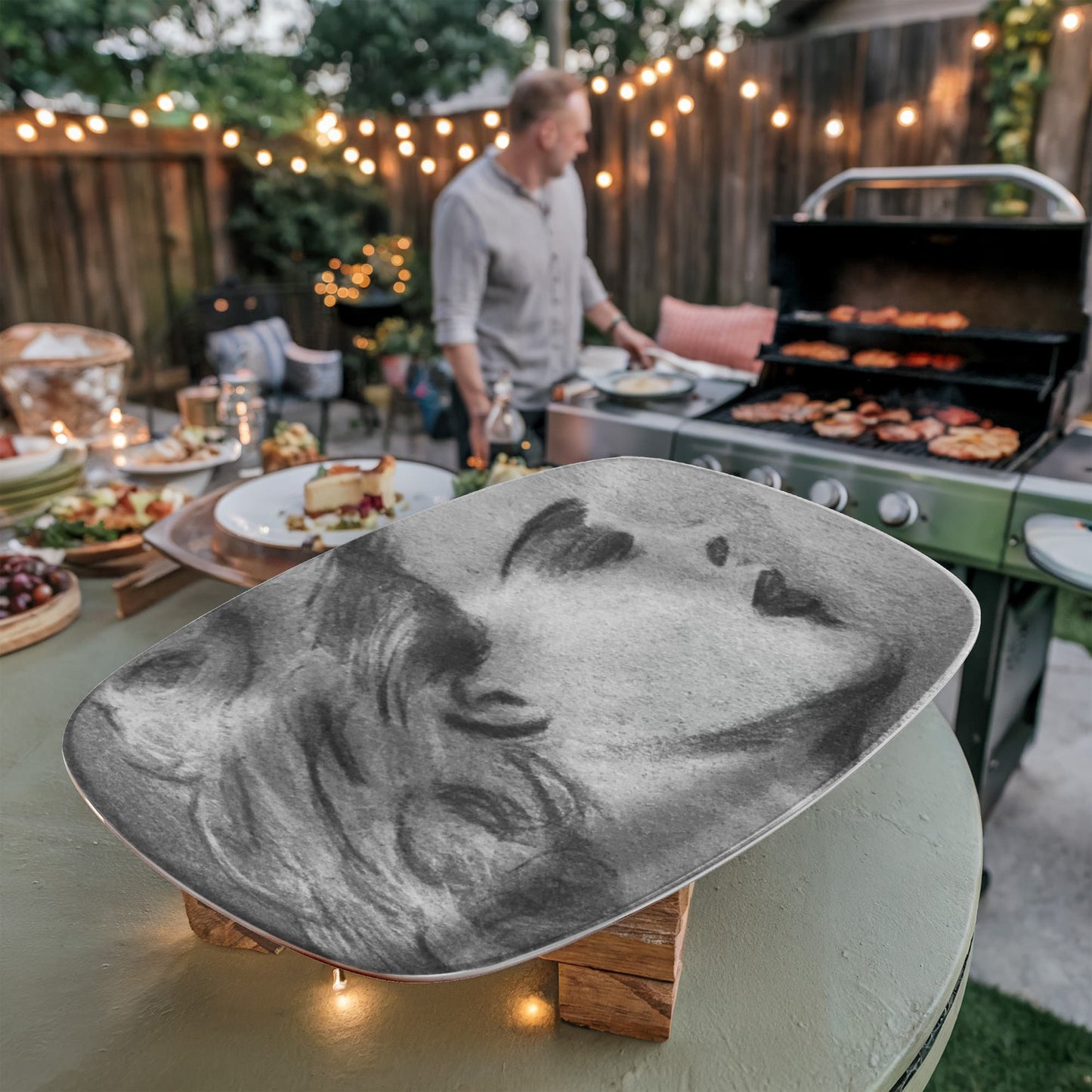 Woman Longing Platter