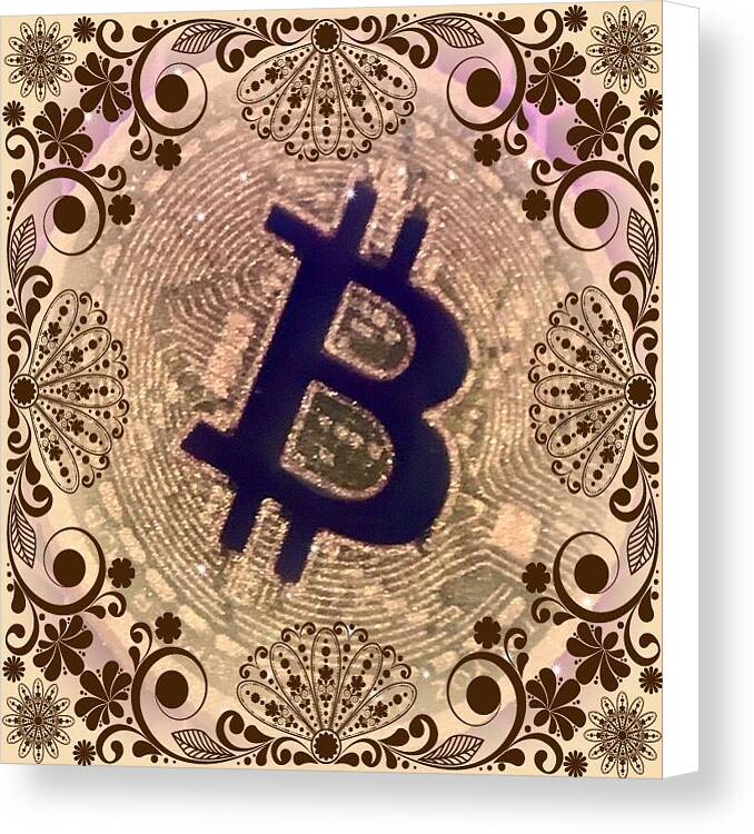 Bitcoin Tangle - Canvas Print