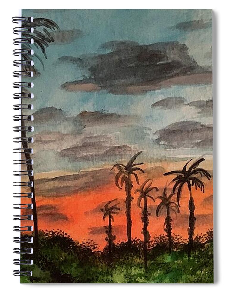 California Sunsets - Spiral Notebook