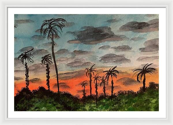 California Sunsets - Framed Print