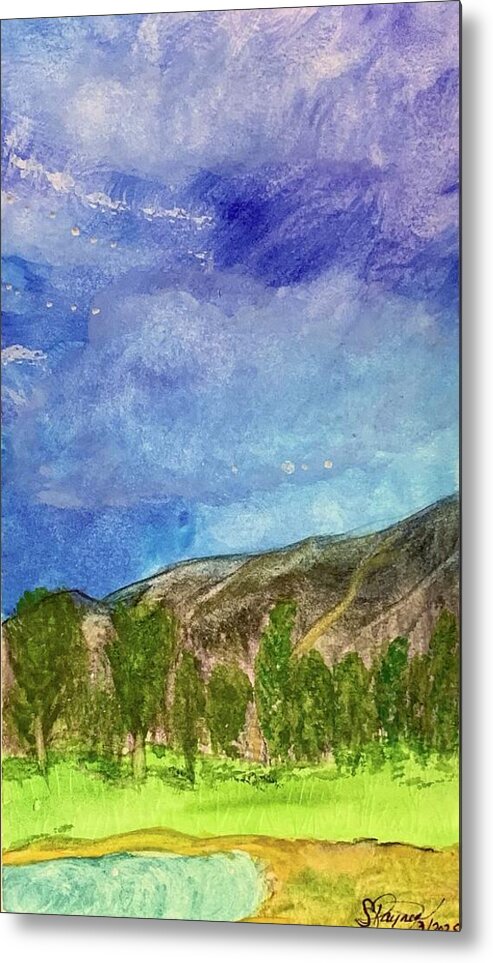 Cathedral Canyon Country Club View - Metal Print