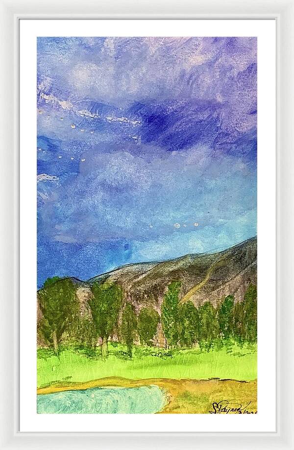 Cathedral Canyon Country Club View - Framed Print