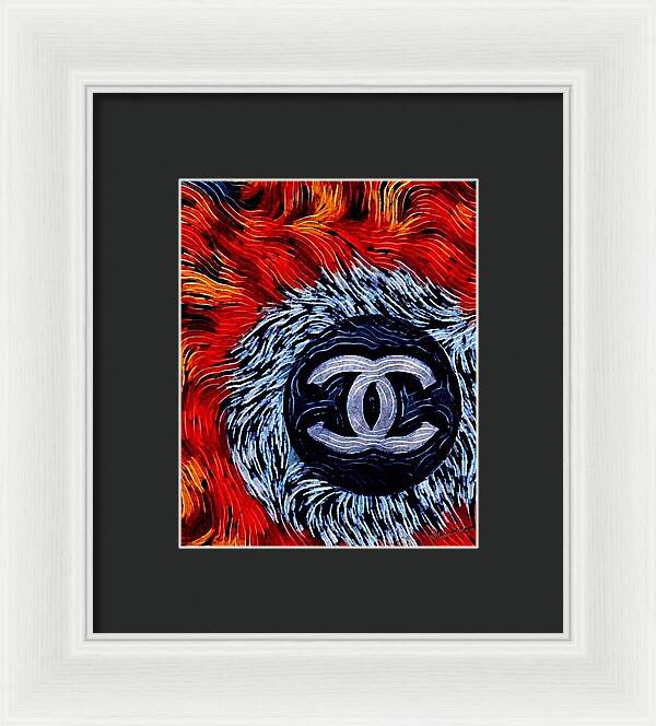 Chanel Feathers - Framed Print
