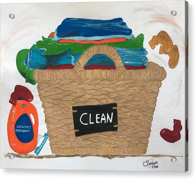 Clean Laundry - Acrylic Print