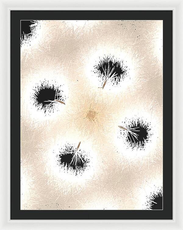 Dandelion Glaze - Framed Print