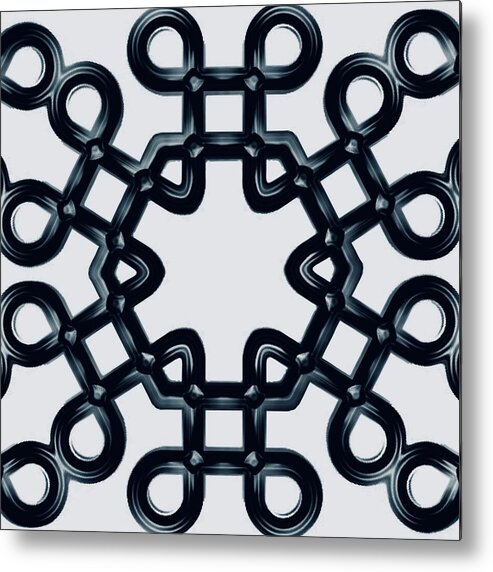 Double Infinity - Metal Print