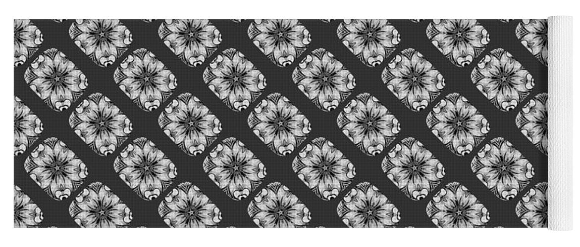 Flower Doodle Pattern I - Yoga Mat