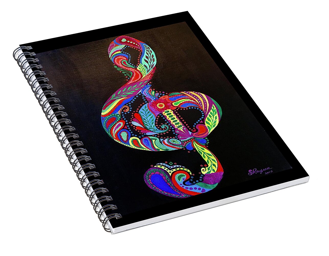 Frequencies of Color - Spiral Notebook