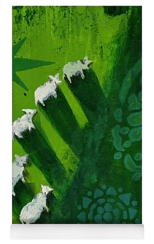 Goats in a Field - Yoga Mat