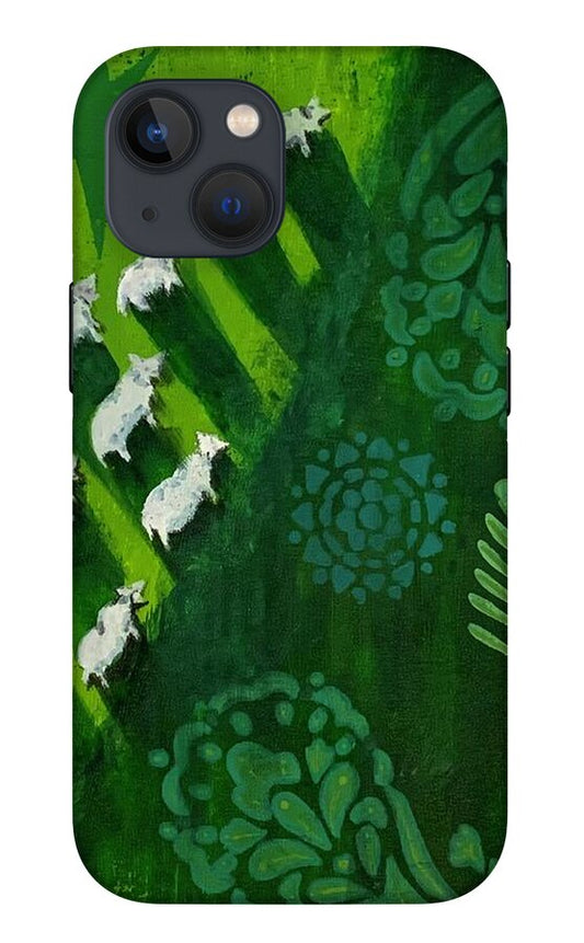Goats in a Field - Phone Case