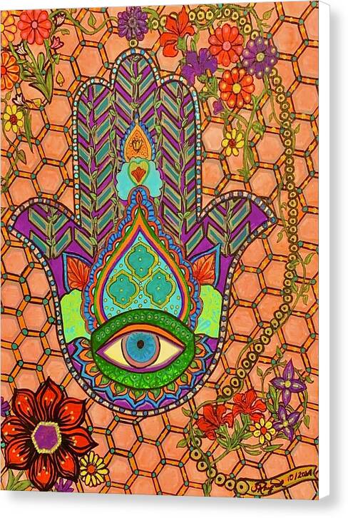 Hamsa Protection - Canvas Print