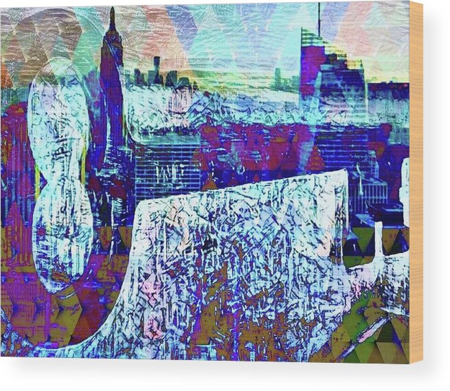 Key to New York - Wood Print