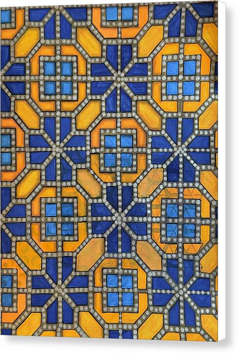 Mosaic Doodle - Canvas Print