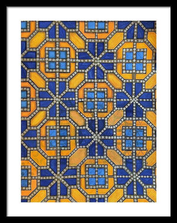 Mosaic Doodle - Framed Print