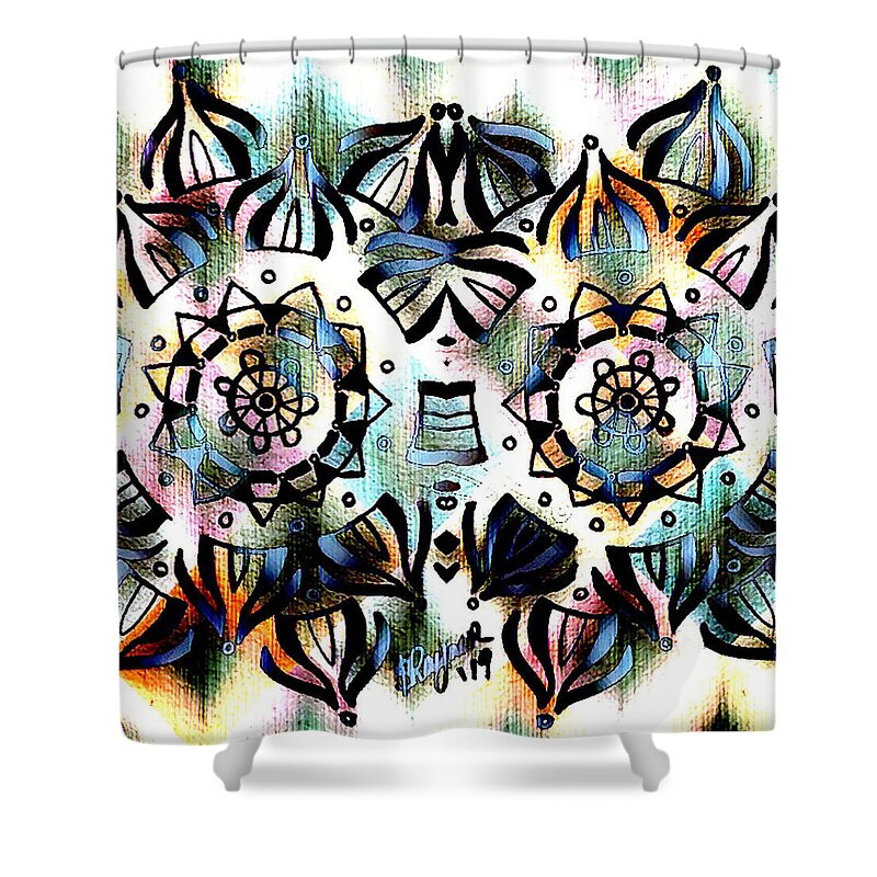 Owl Eyes II - Shower Curtain