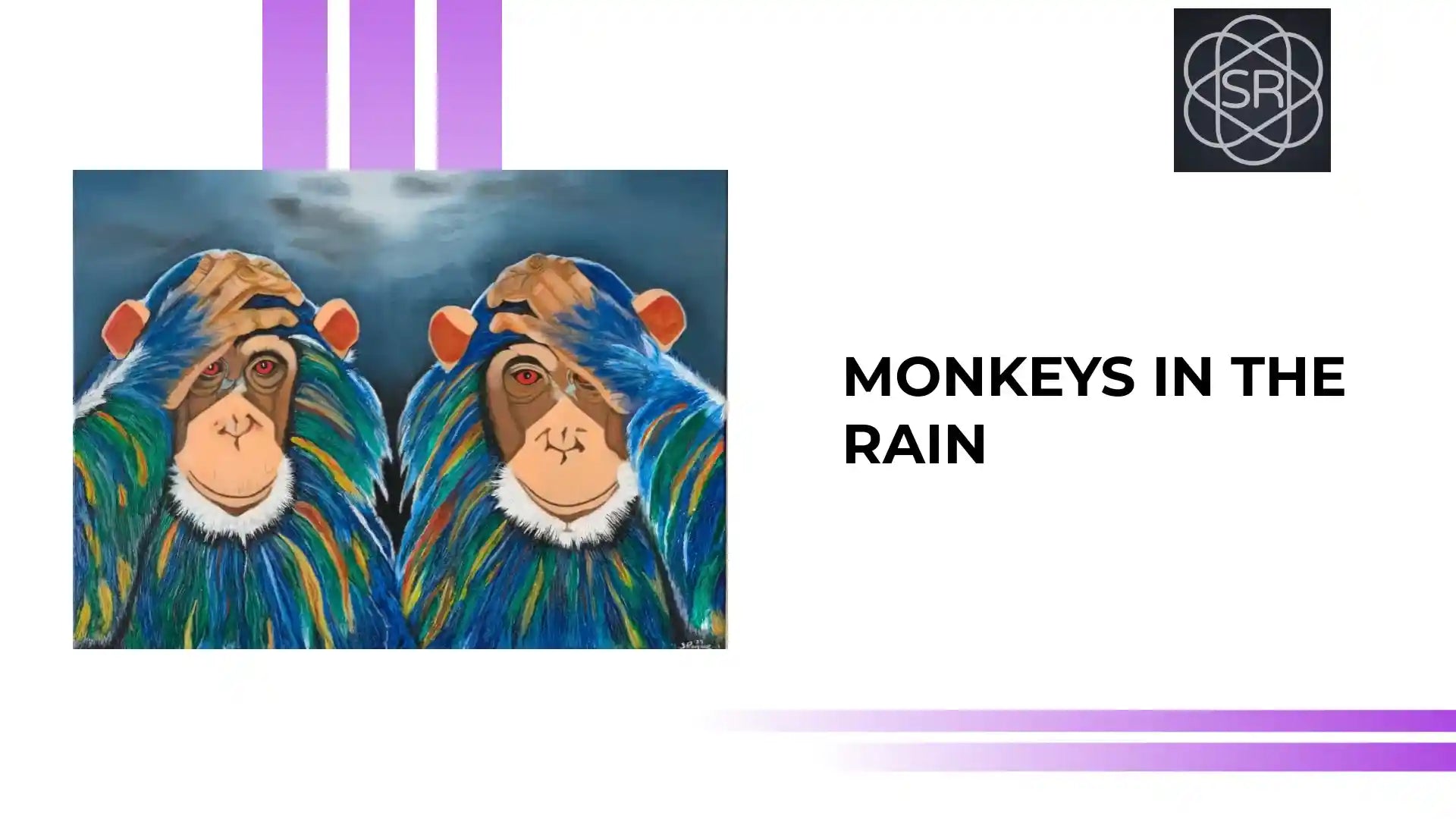 Monkeys In The Rain by@Outfy