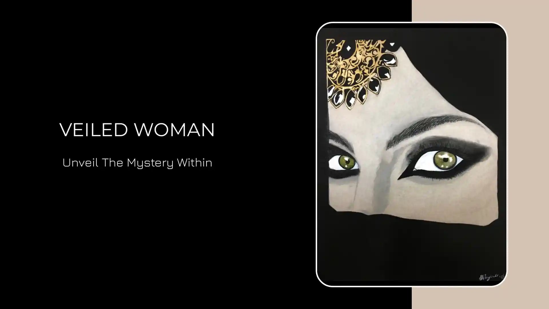 Veiled Woman by@Outfy