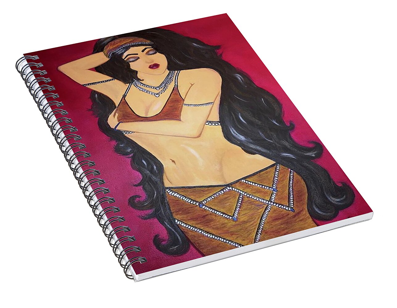 The Bellydancer - Spiral Notebook
