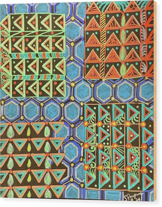 The Shift - Wood Print