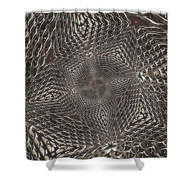 Twisted Steel - Shower Curtain