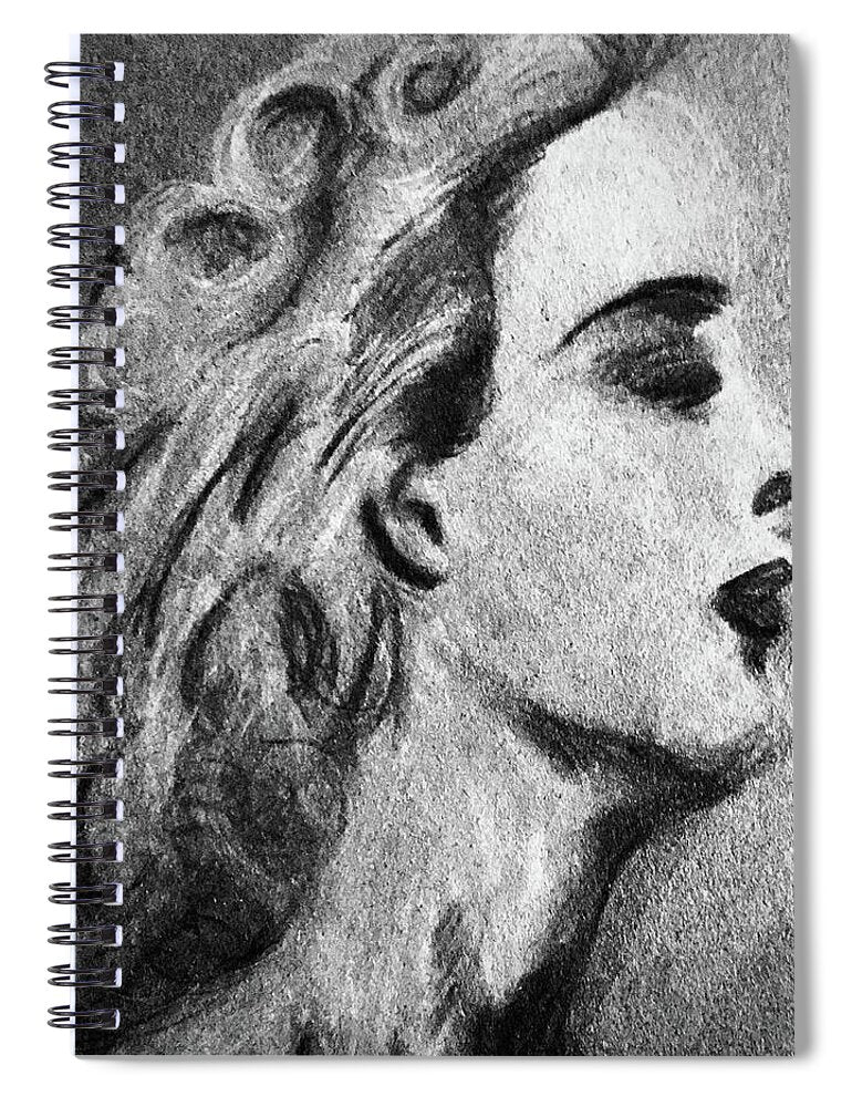 Woman Longing - Spiral Notebook