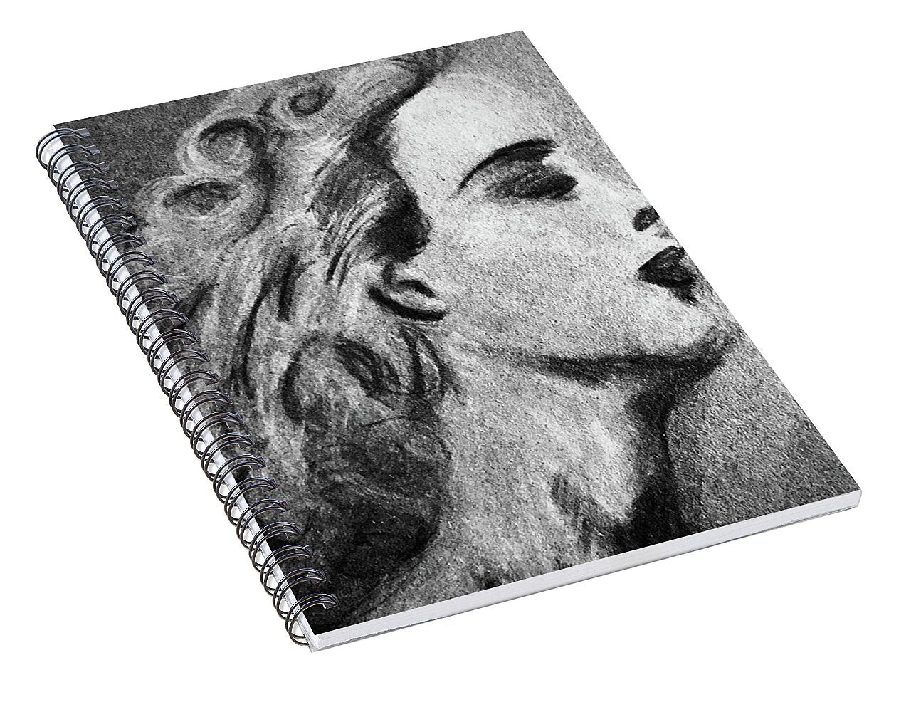 Woman Longing - Spiral Notebook