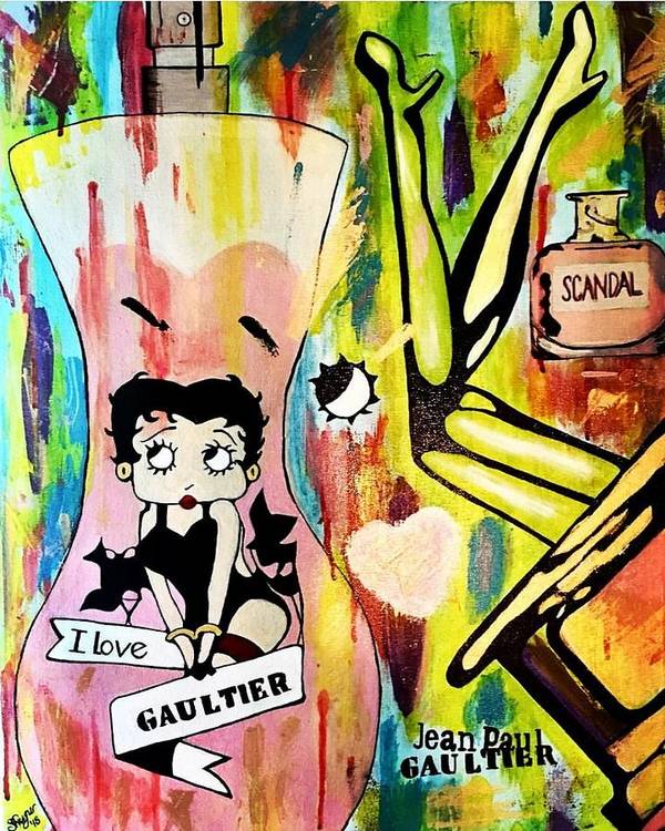 Betty Loves Gaultier - Unframed Art Print