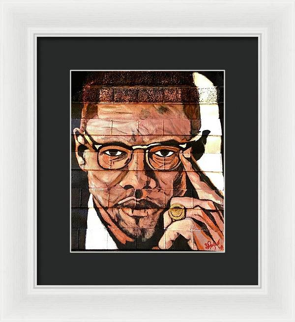 Malcolm X - Framed Print