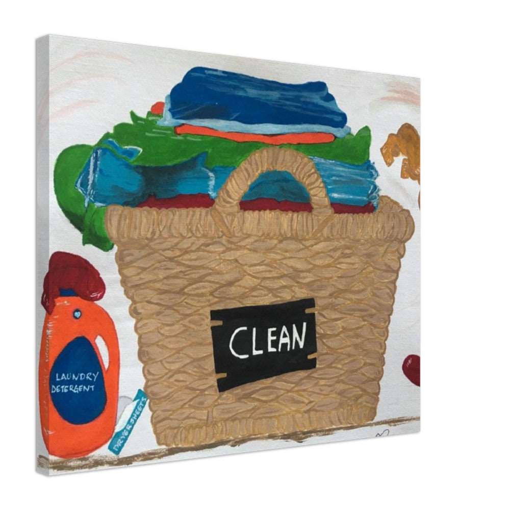 Clean Laundry Canvas Prints