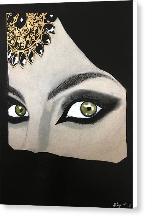 Veiled Woman - Canvas Print