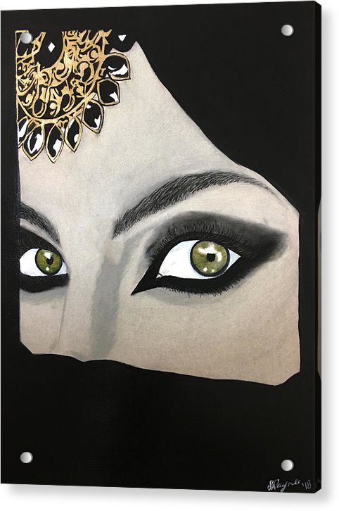 Veiled Woman - Acrylic Print