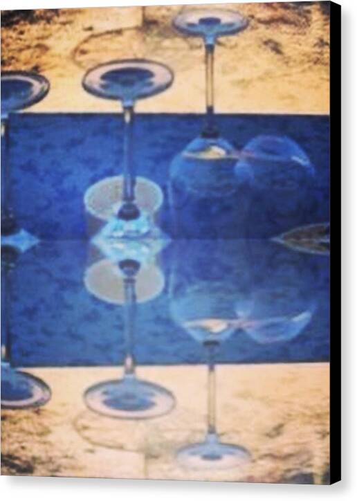 Wine Glass Art Photo - Canvas Print