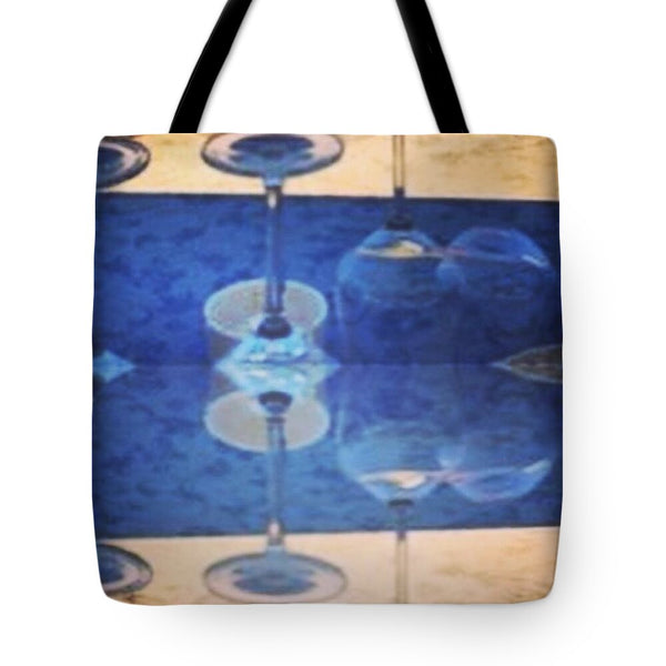 Wine Glass Art Photograph -Tote Bag