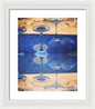 Wine Glass Art Photograph - Framed Print