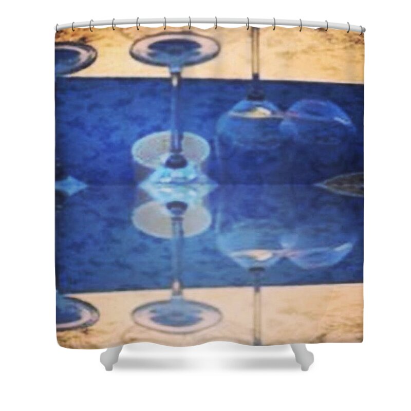 Wine Glass Art Photograph - Shower Curtain