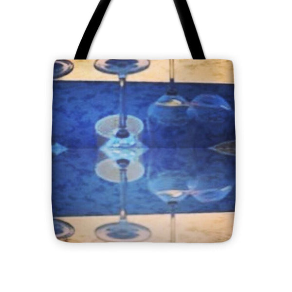 Wine Glass Art Photograph -Tote Bag