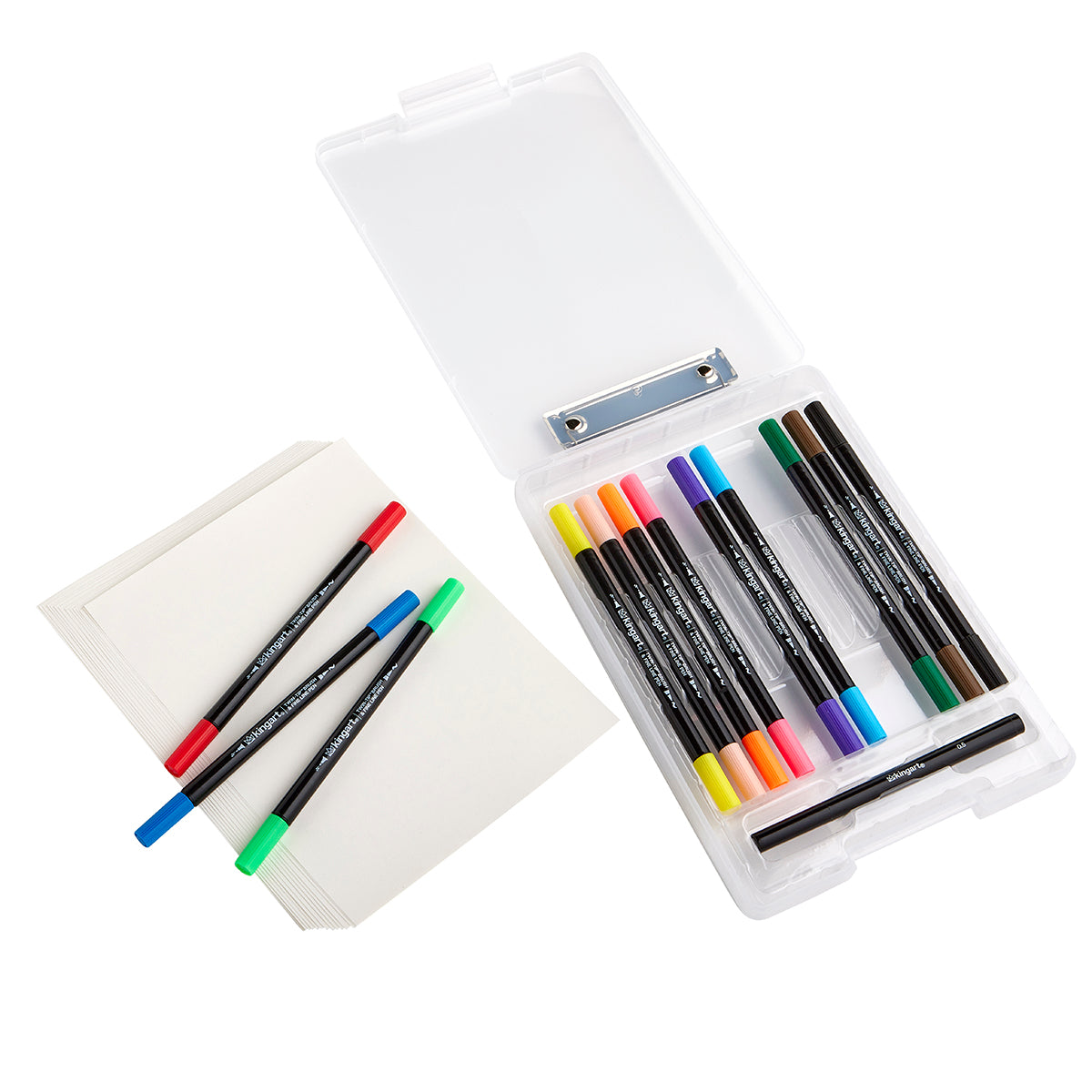 Marker Set with Drawing Board Case - 30 pc
