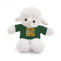Plush Teddy Bear with Flower Doodle Tee