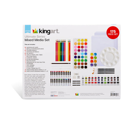 Mixed Media Art Set - 175 Pieces