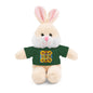 Plush Teddy Bear with Flower Doodle Tee